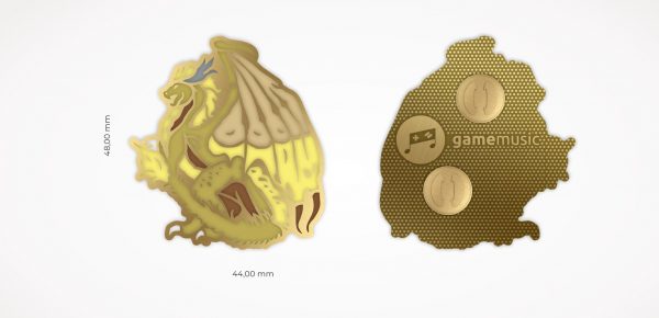 Heroes III - Dragon enamel pin - Image 2