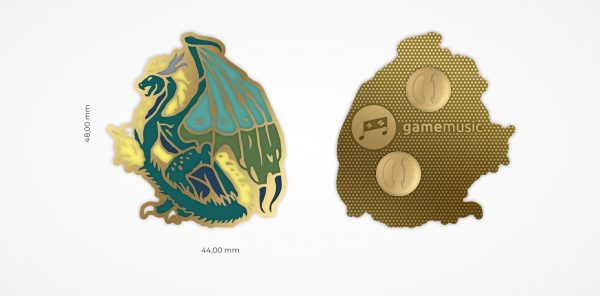 Heroes III - Dragon enamel pin - Image 5
